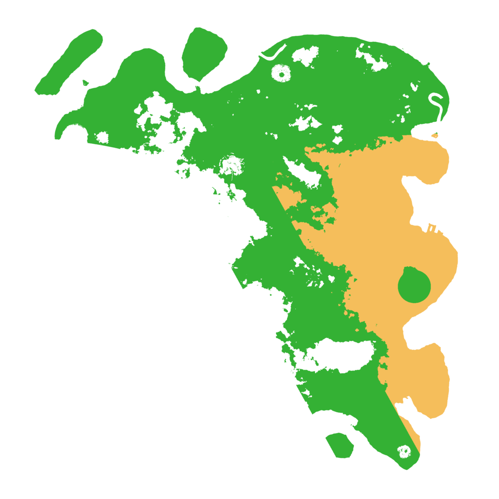 Biome Rust Map: Procedural Map, Size: 4000, Seed: 58256334