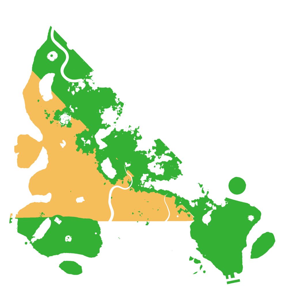 Biome Rust Map: Procedural Map, Size: 4500, Seed: 1858032432