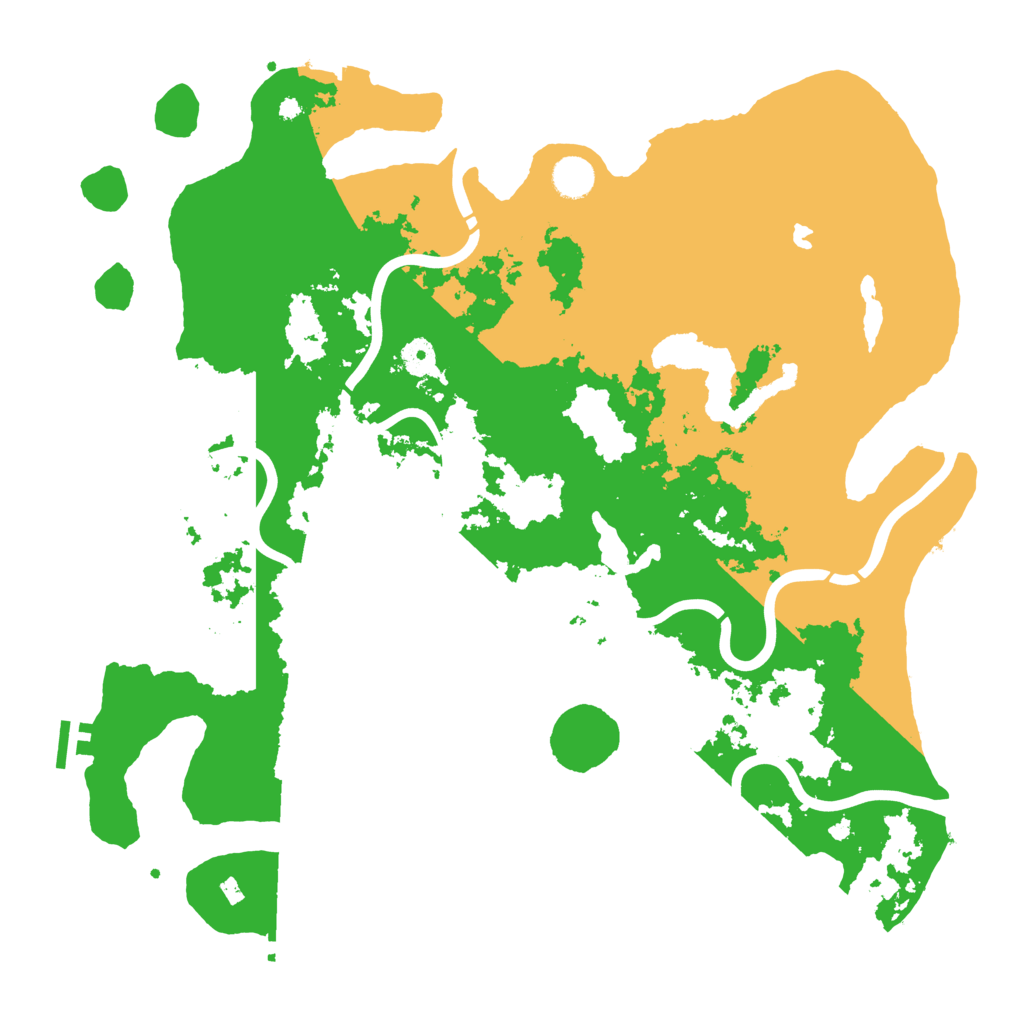 Biome Rust Map: Procedural Map, Size: 4300, Seed: 7041856