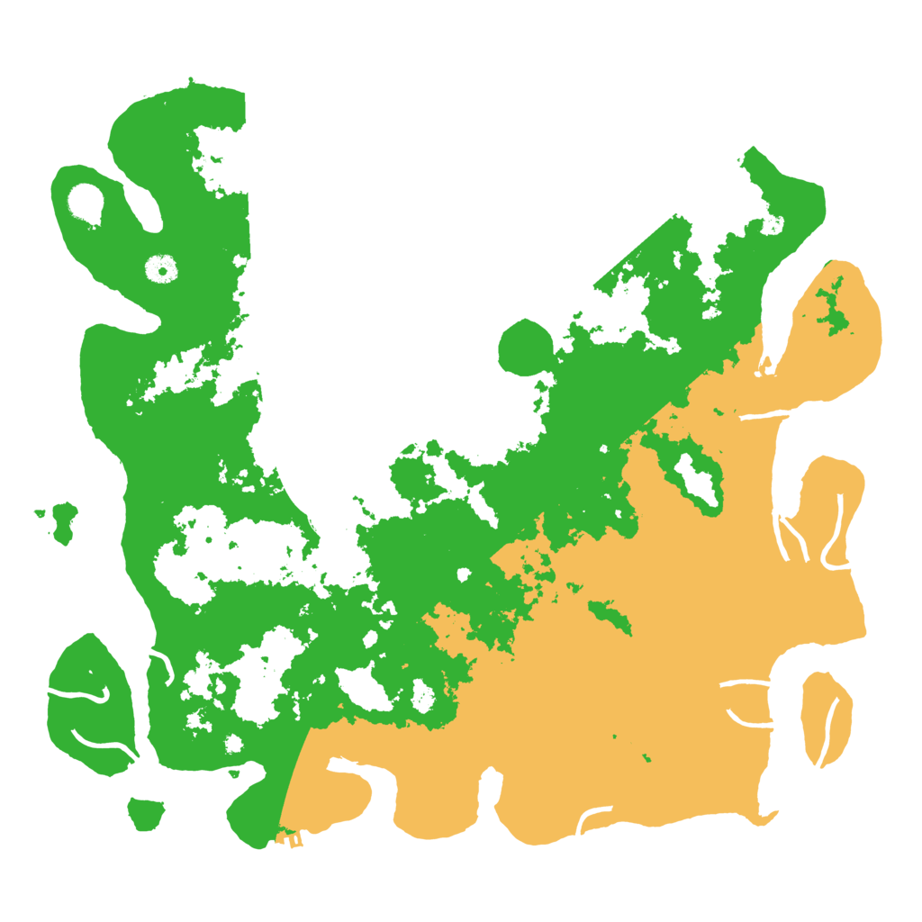 Biome Rust Map: Procedural Map, Size: 4500, Seed: 154632177
