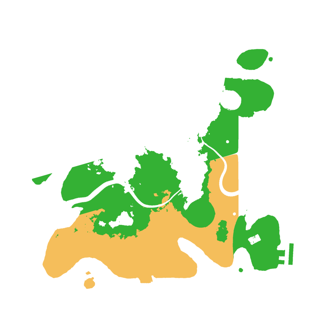 Biome Rust Map: Procedural Map, Size: 3000, Seed: 28280