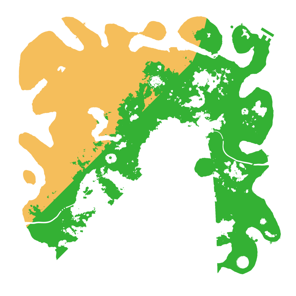 Biome Rust Map: Procedural Map, Size: 4250, Seed: 2991361
