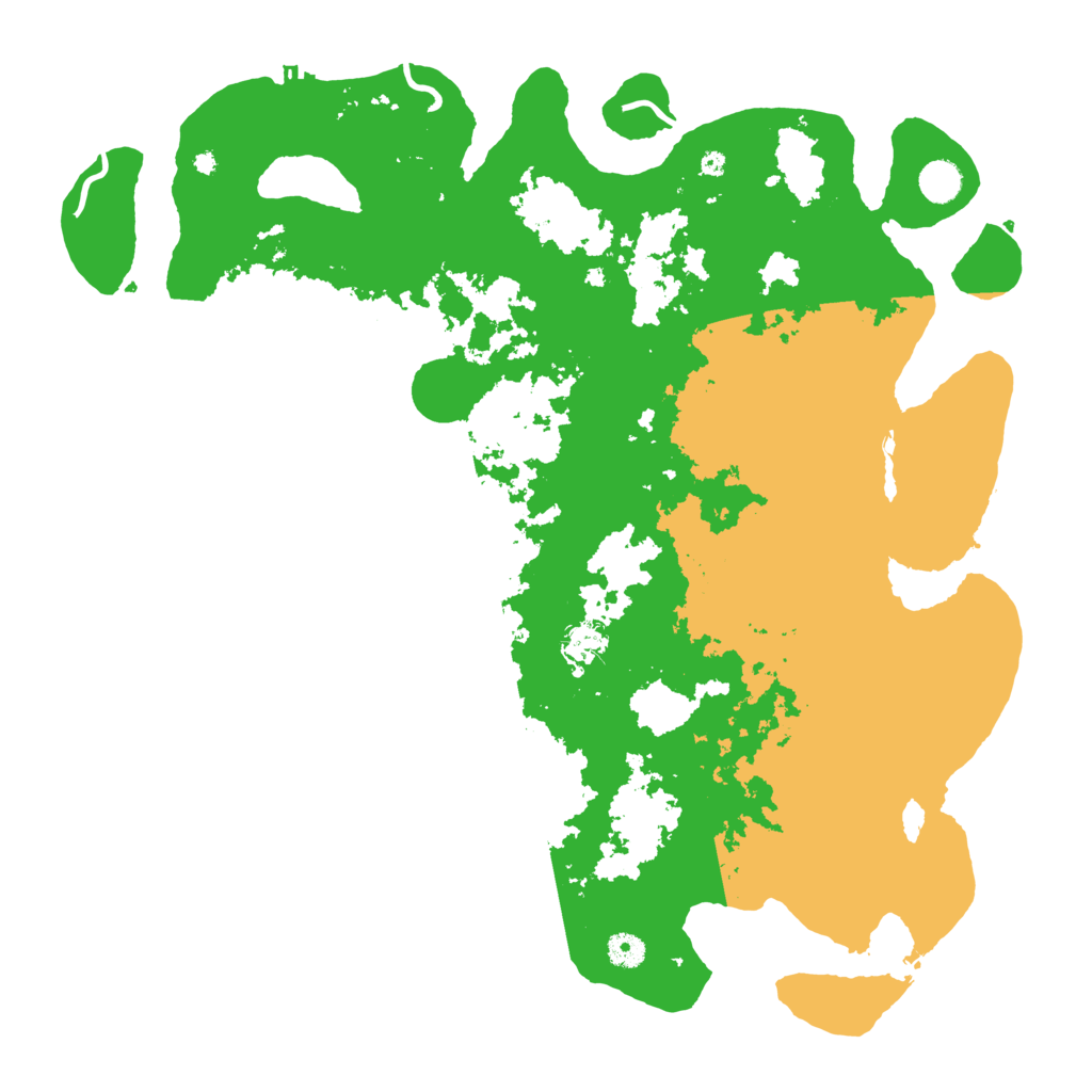 Biome Rust Map: Procedural Map, Size: 4500, Seed: 1942225625