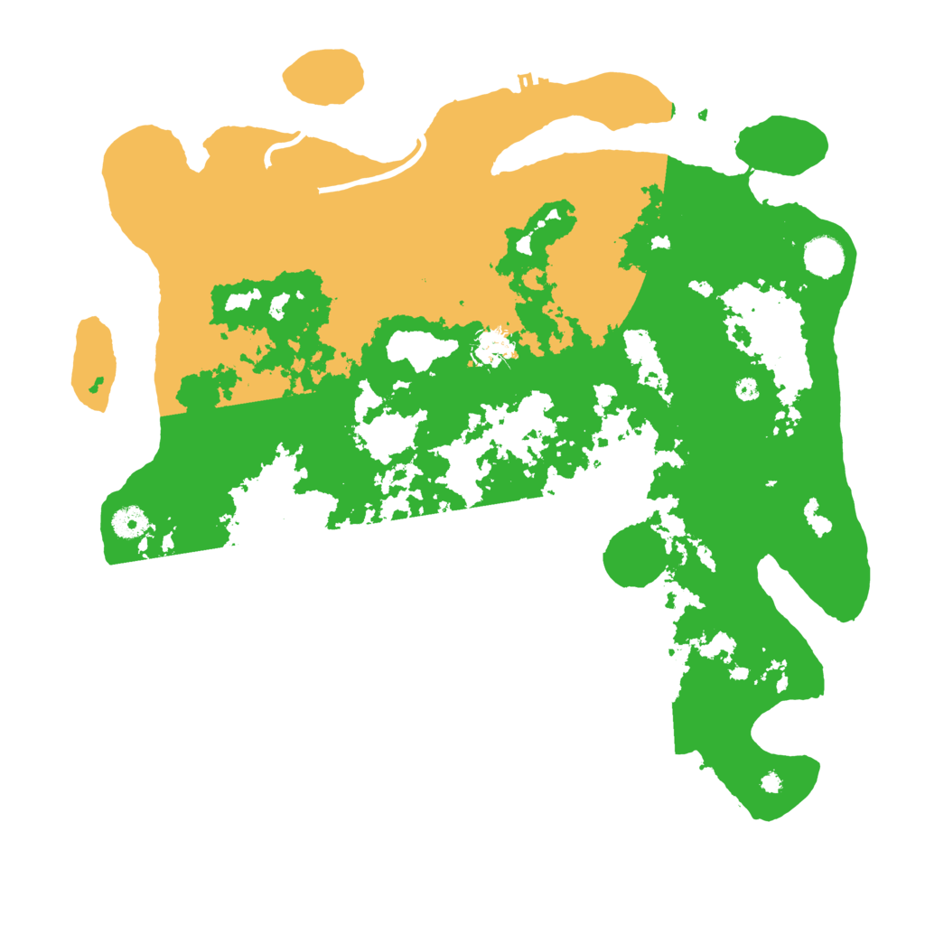 Biome Rust Map: Procedural Map, Size: 4100, Seed: 74379976