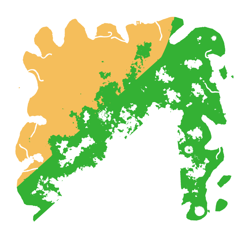 Biome Rust Map: Procedural Map, Size: 4500, Seed: 2008498321