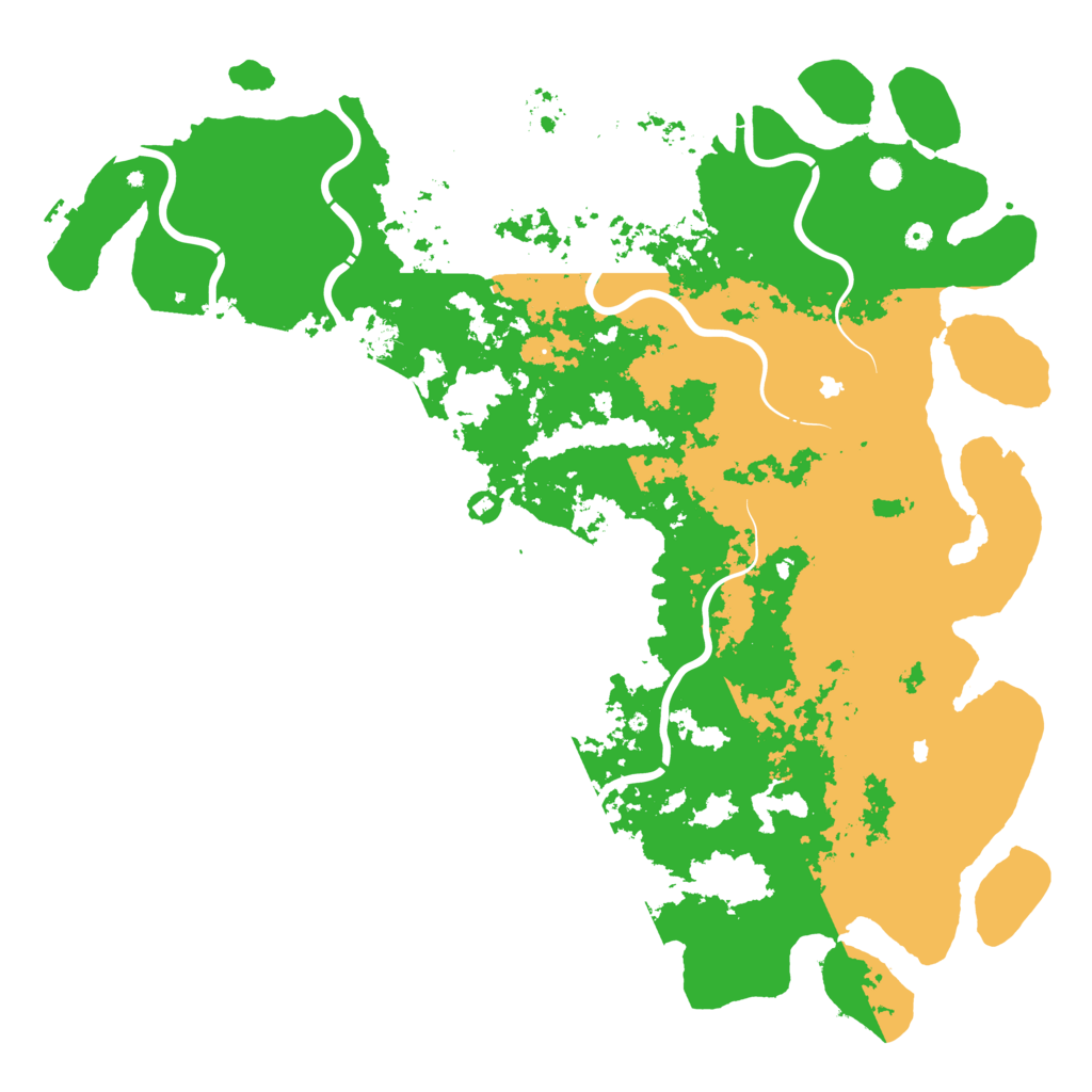 Biome Rust Map: Procedural Map, Size: 6000, Seed: 1526439126