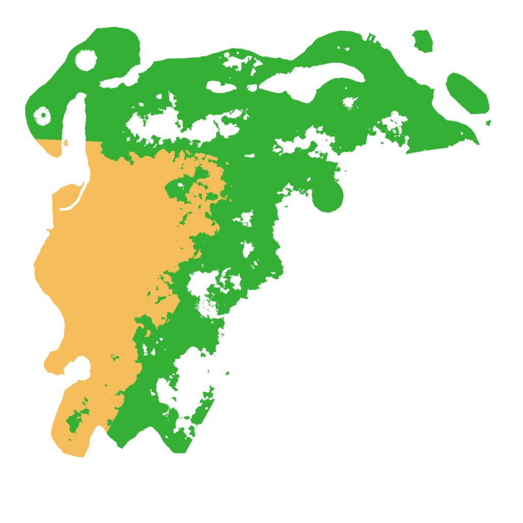 Biome Rust Map: Procedural Map, Size: 4500, Seed: 282099082
