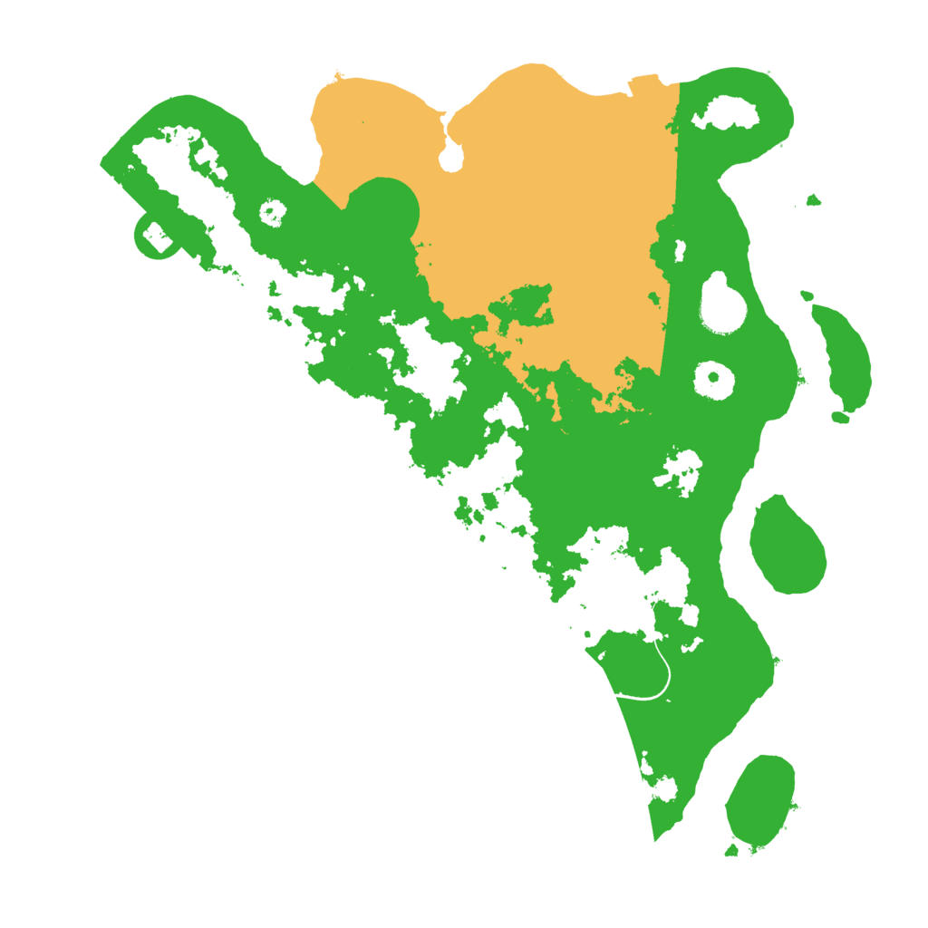 Biome Rust Map: Procedural Map, Size: 3500, Seed: 1143761933