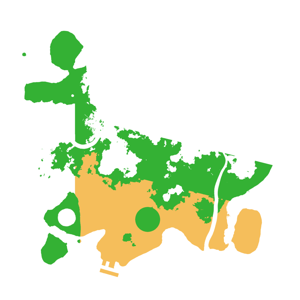 Biome Rust Map: Procedural Map, Size: 3200, Seed: 1738800580