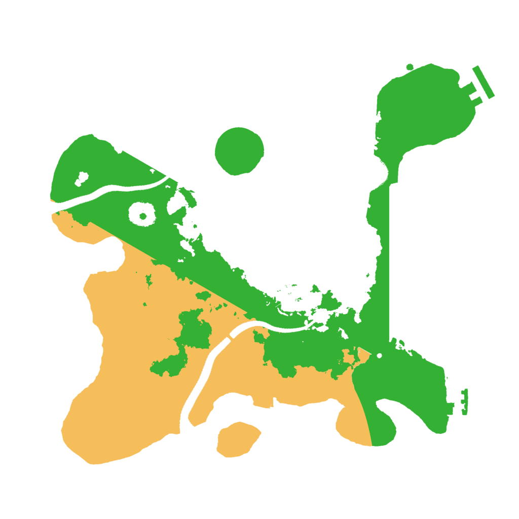 Biome Rust Map: Procedural Map, Size: 3000, Seed: 54614403