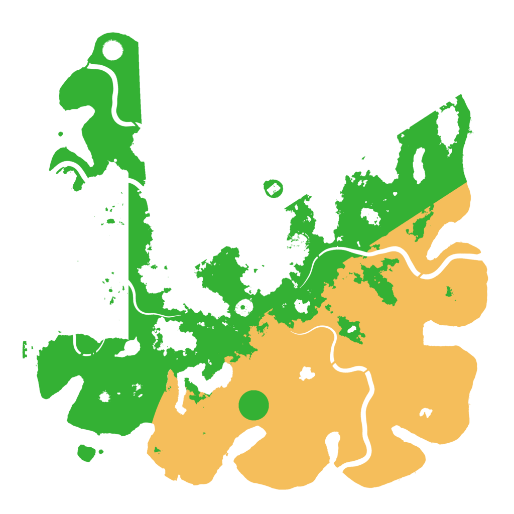 Biome Rust Map: Procedural Map, Size: 4500, Seed: 678436056
