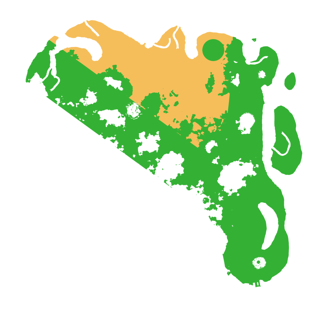 Biome Rust Map: Procedural Map, Size: 3850, Seed: 65412919