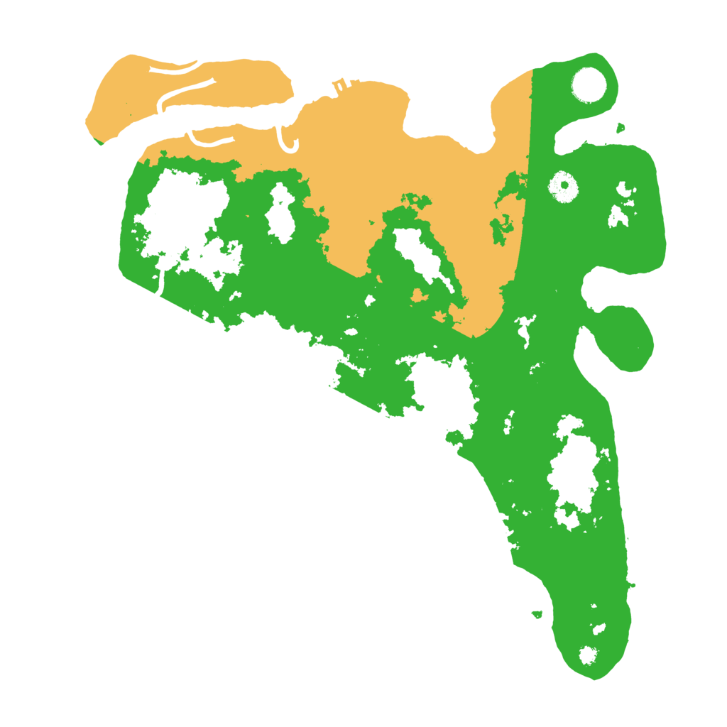 Biome Rust Map: Procedural Map, Size: 3700, Seed: 111722488