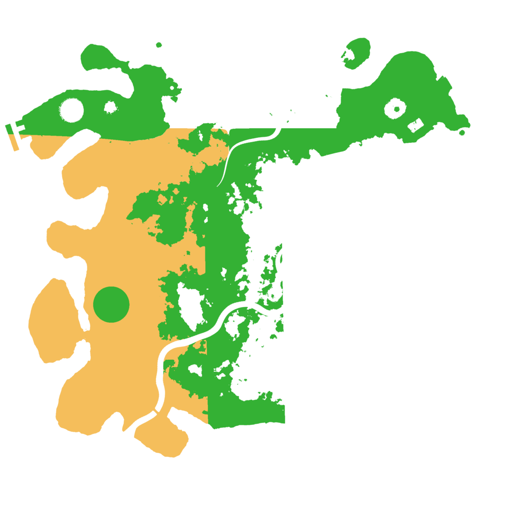 Biome Rust Map: Procedural Map, Size: 3750, Seed: 44563213