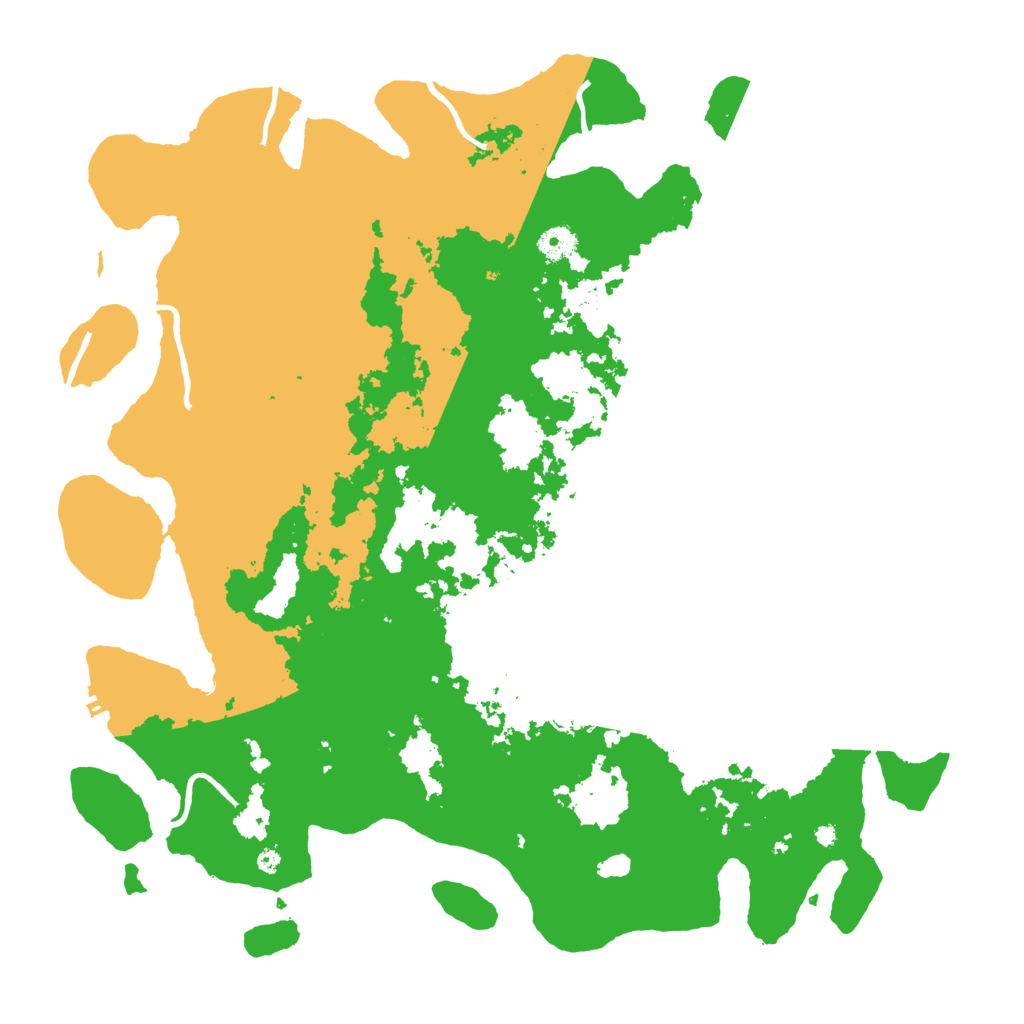 Biome Rust Map: Procedural Map, Size: 4500, Seed: 818626