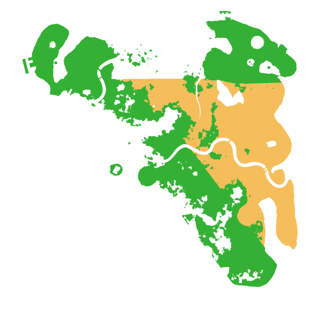 Biome Rust Map: Procedural Map, Size: 4250, Seed: 536043779