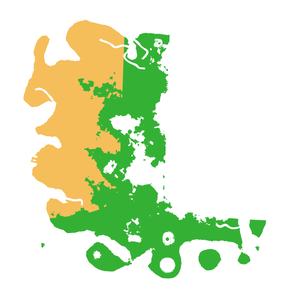 Biome Rust Map: Procedural Map, Size: 3500, Seed: 707653