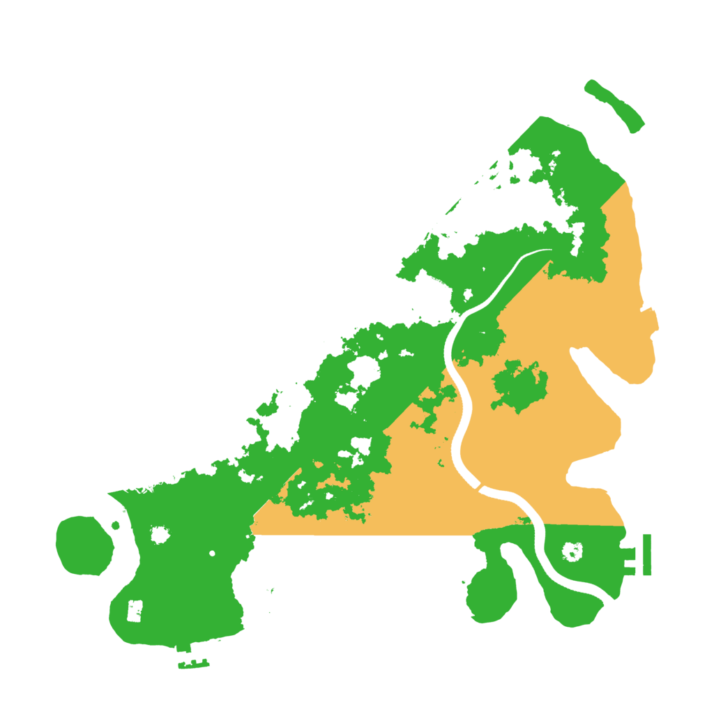 Biome Rust Map: Procedural Map, Size: 3500, Seed: 855944403