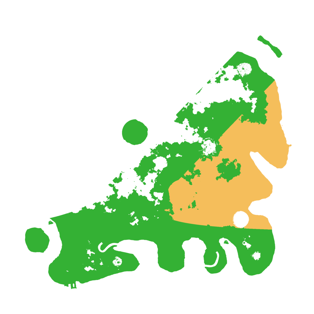 Biome Rust Map: Procedural Map, Size: 3500, Seed: 855944403