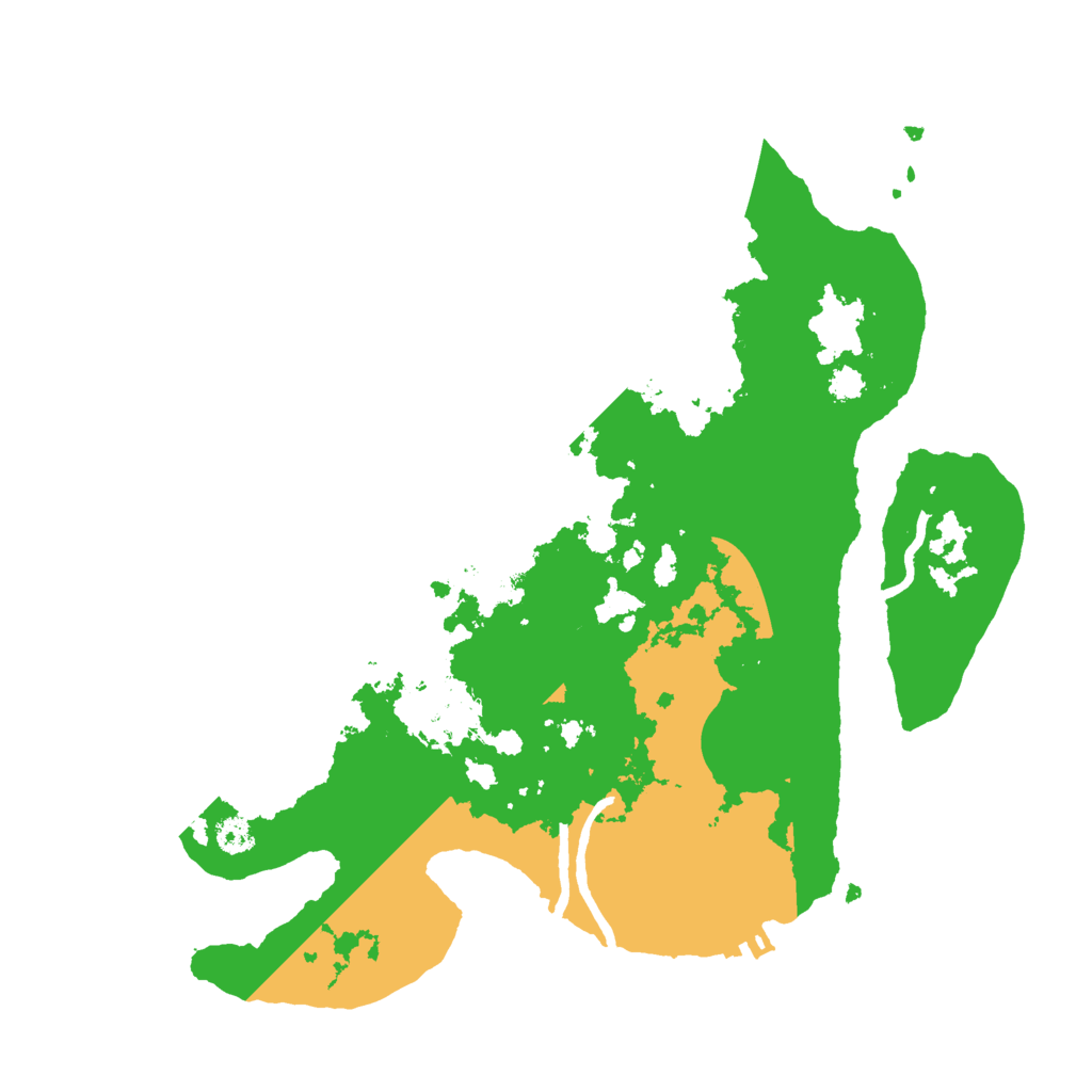Biome Rust Map: Procedural Map, Size: 3000, Seed: 1845996842