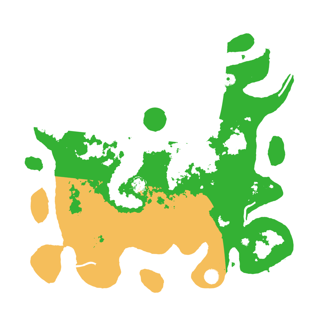 Biome Rust Map: Procedural Map, Size: 3700, Seed: 84506198