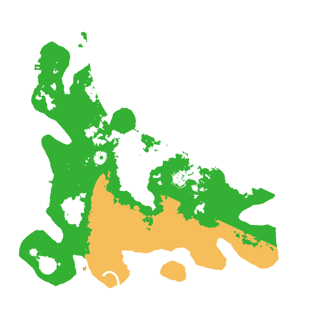 Biome Rust Map: Procedural Map, Size: 3500, Seed: 1101021212