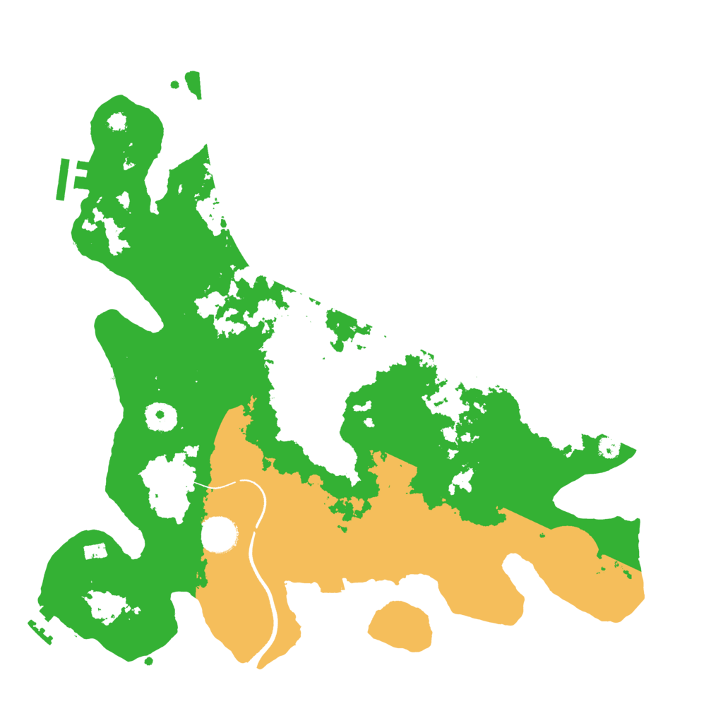 Biome Rust Map: Procedural Map, Size: 3500, Seed: 1101021212