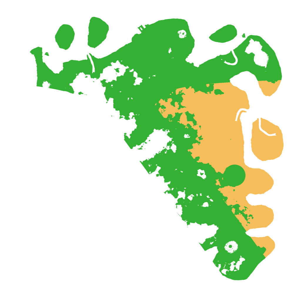 Biome Rust Map: Procedural Map, Size: 3700, Seed: 1895534486