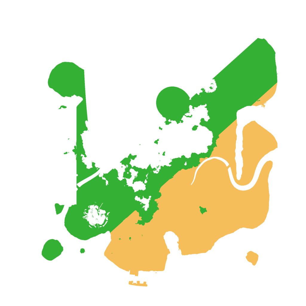 Biome Rust Map: Procedural Map, Size: 2500, Seed: 94542698