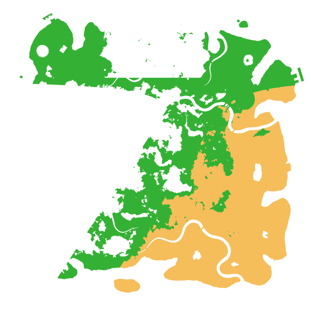 Biome Rust Map: Procedural Map, Size: 4500, Seed: 1449096822