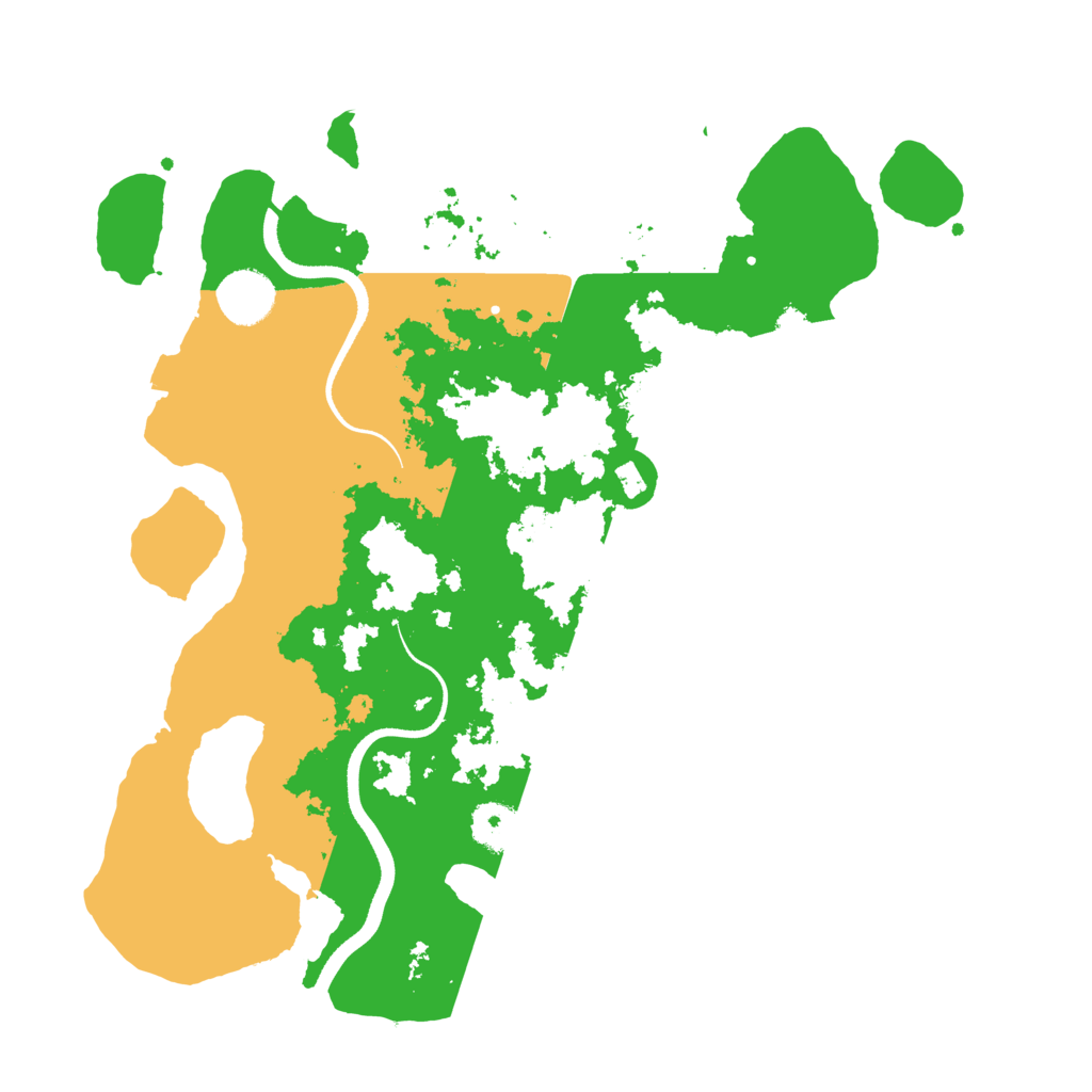 Biome Rust Map: Procedural Map, Size: 3500, Seed: 231587963