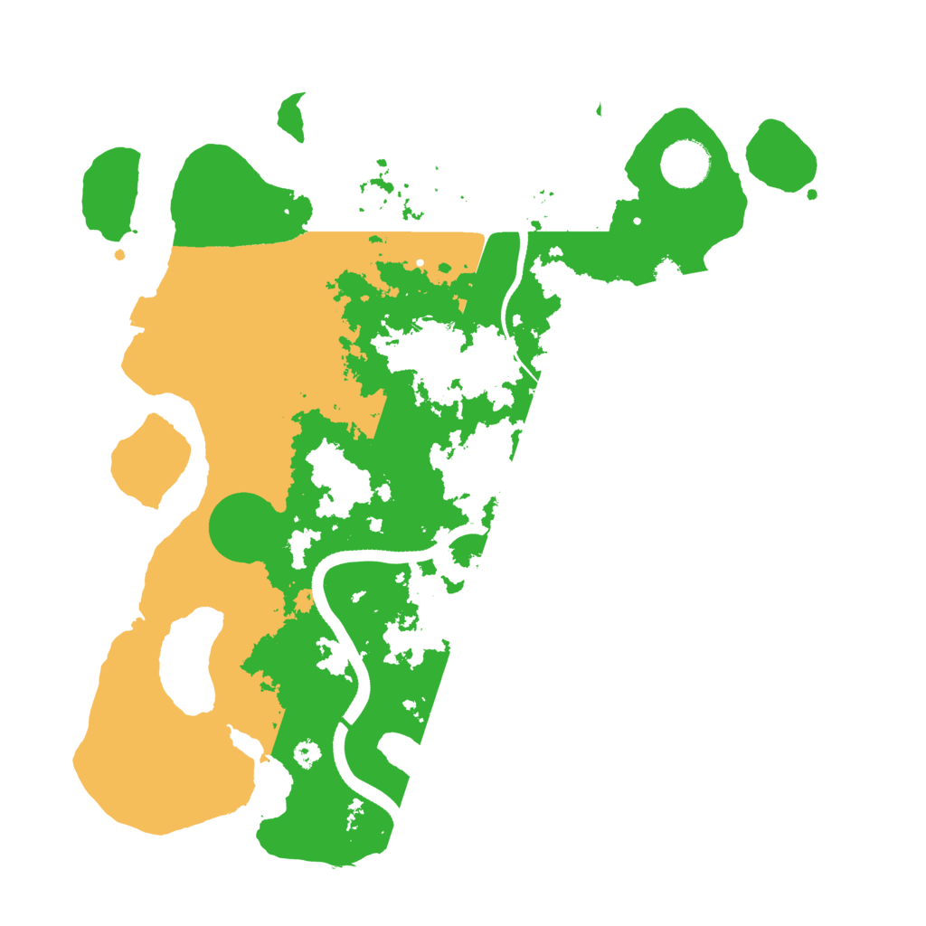 Biome Rust Map: Procedural Map, Size: 3500, Seed: 231587963