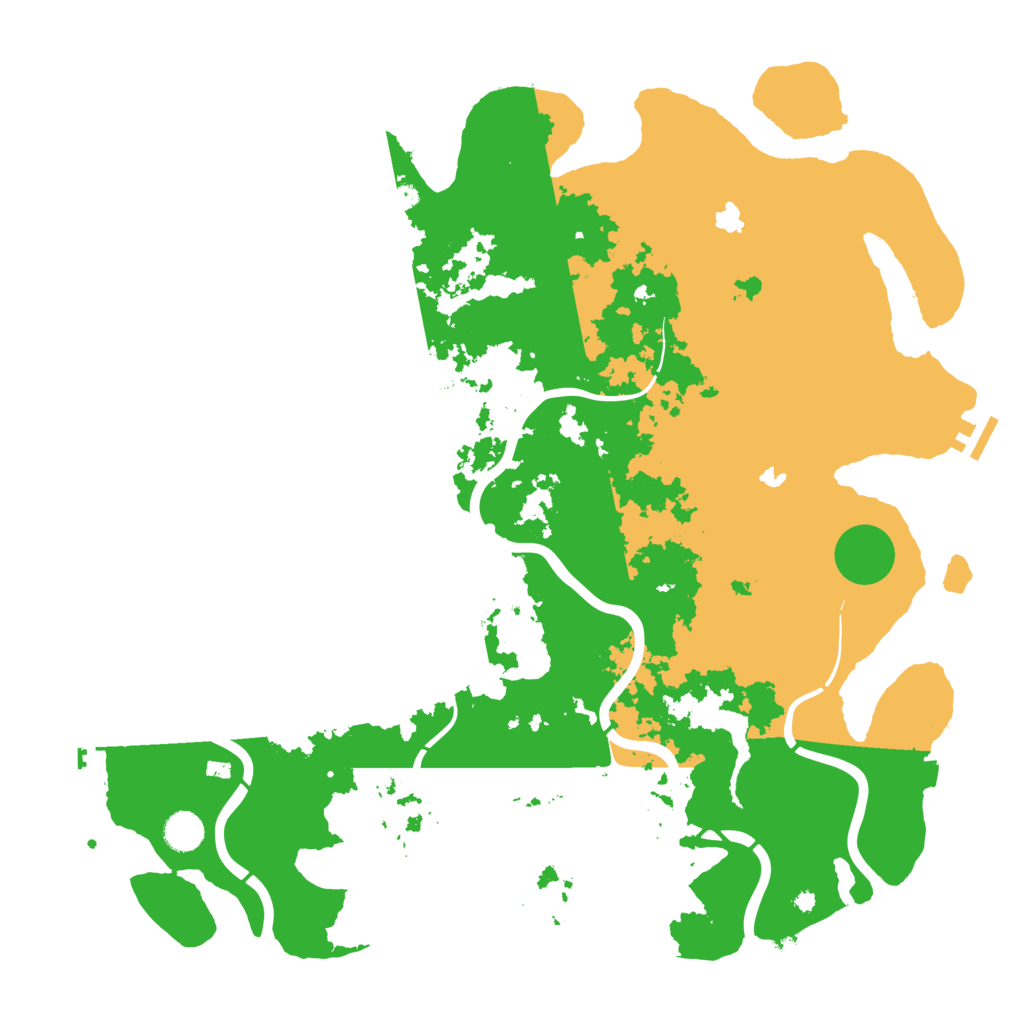 Biome Rust Map: Procedural Map, Size: 4500, Seed: 2082073258