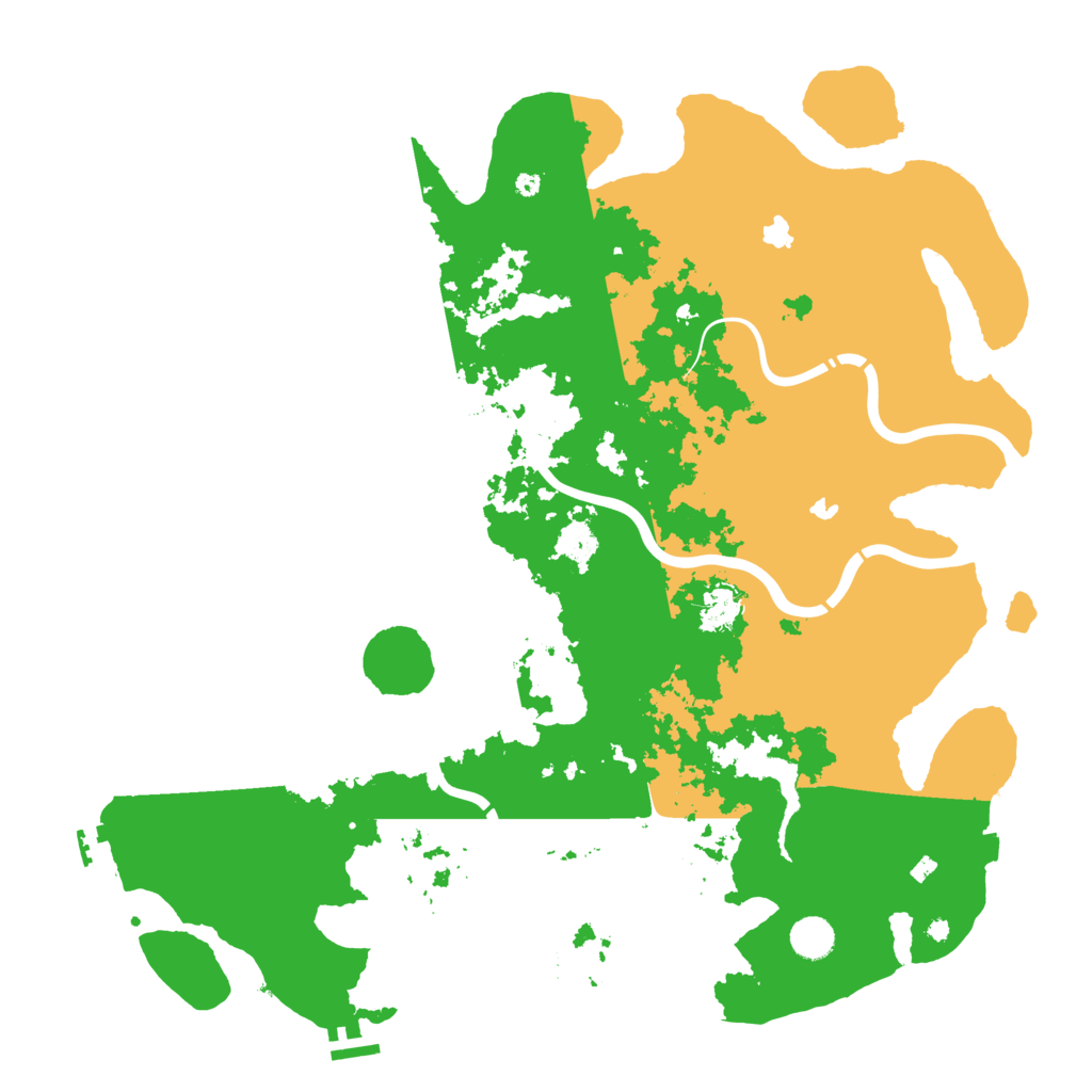 Biome Rust Map: Procedural Map, Size: 4500, Seed: 2082073258