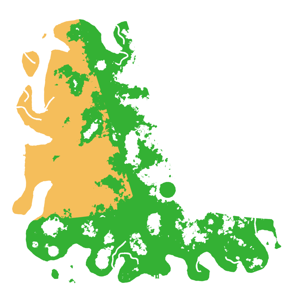 Biome Rust Map: Procedural Map, Size: 5000, Seed: 2033233122