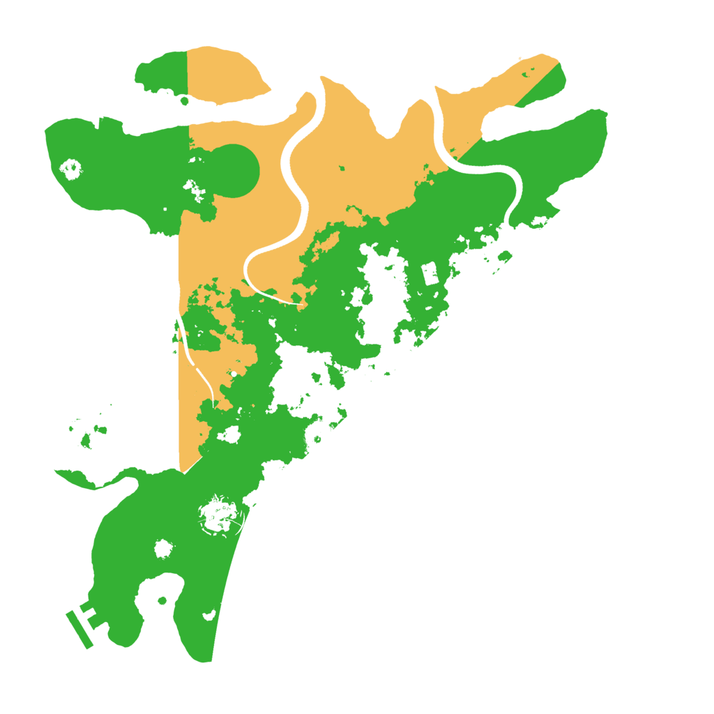 Biome Rust Map: Procedural Map, Size: 3500, Seed: 1429444680