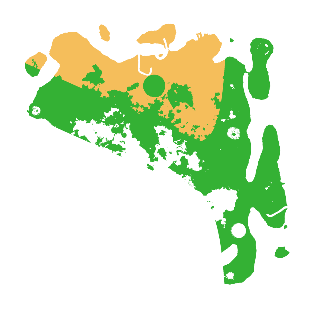 Biome Rust Map: Procedural Map, Size: 3700, Seed: 1537698790