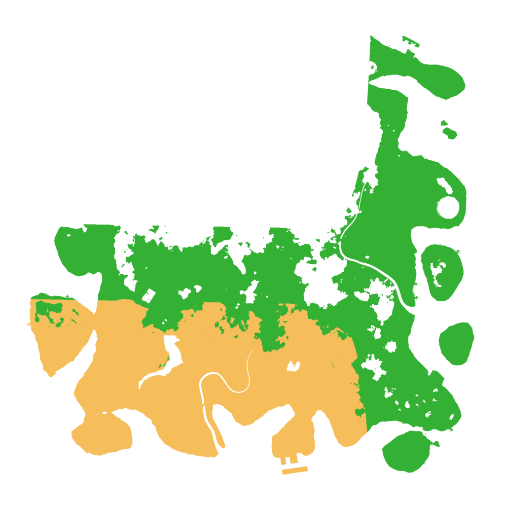 Biome Rust Map: Procedural Map, Size: 4000, Seed: 211343141