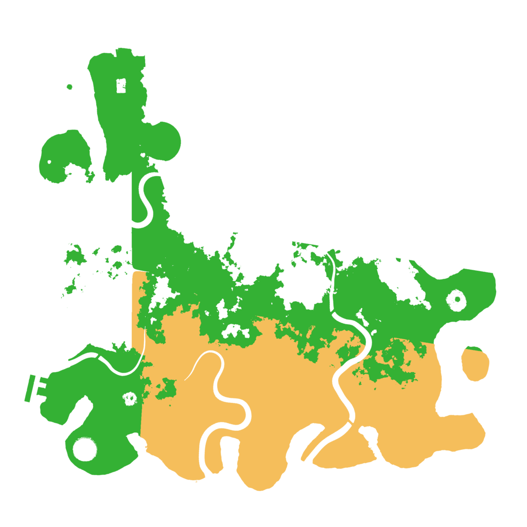 Biome Rust Map: Procedural Map, Size: 3900, Seed: 22021