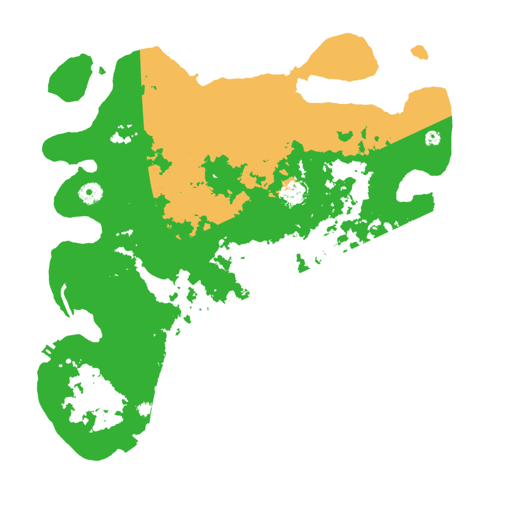 Biome Rust Map: Procedural Map, Size: 3500, Seed: 809281618