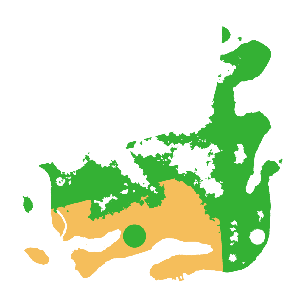 Biome Rust Map: Procedural Map, Size: 3500, Seed: 867837152