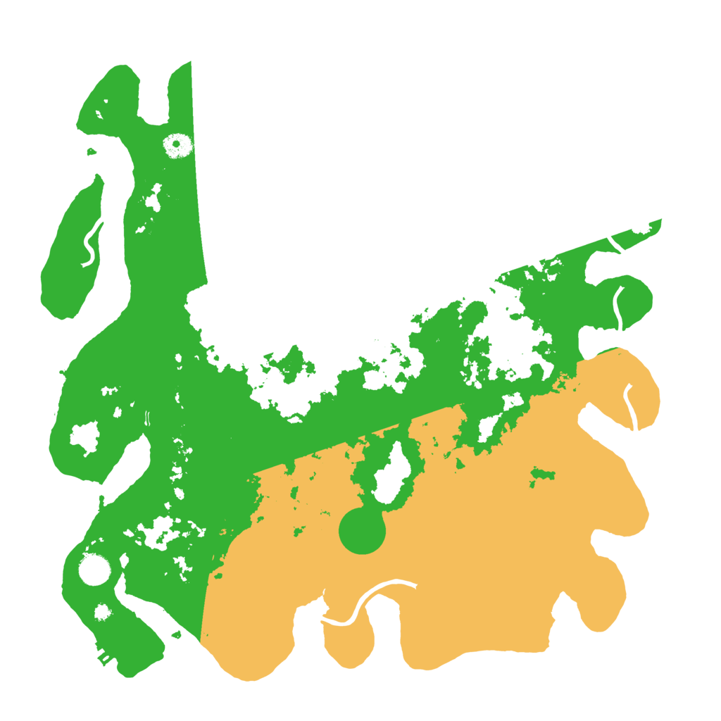 Biome Rust Map: Procedural Map, Size: 4050, Seed: 1887652851