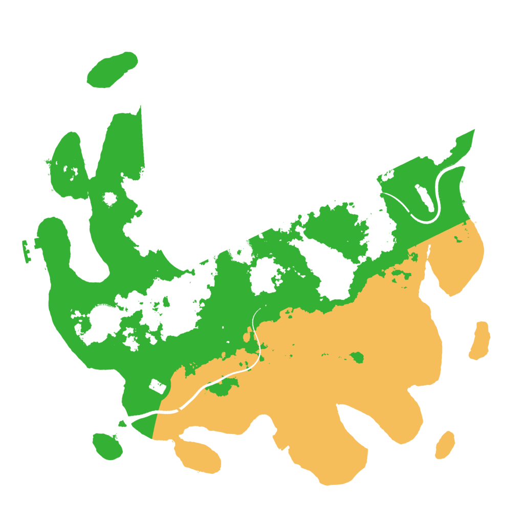 Biome Rust Map: Procedural Map, Size: 3500, Seed: 426349490
