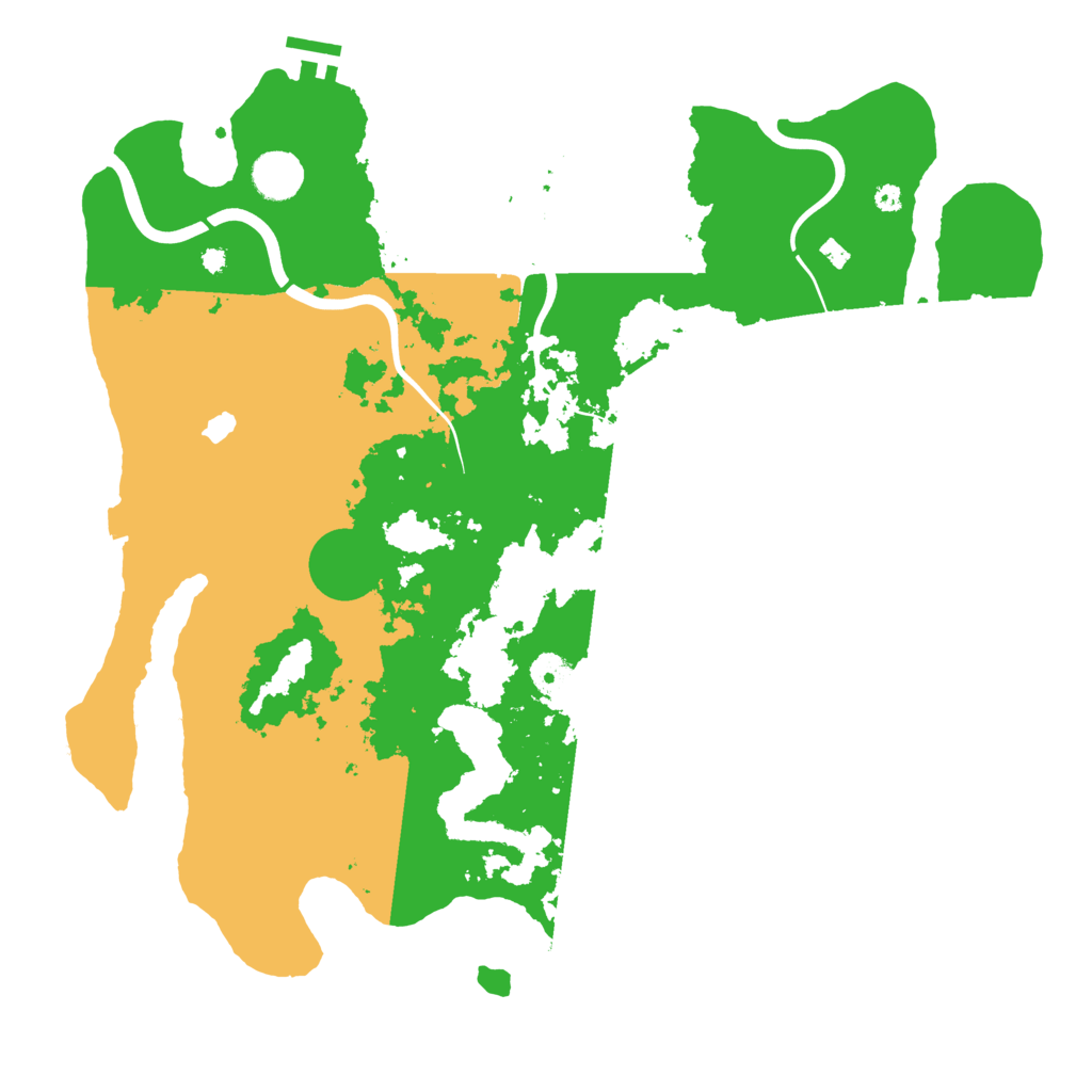 Biome Rust Map: Procedural Map, Size: 4000, Seed: 852147