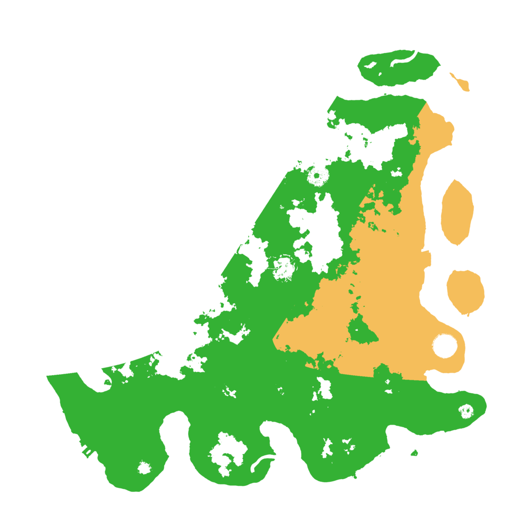 Biome Rust Map: Procedural Map, Size: 3800, Seed: 51111971