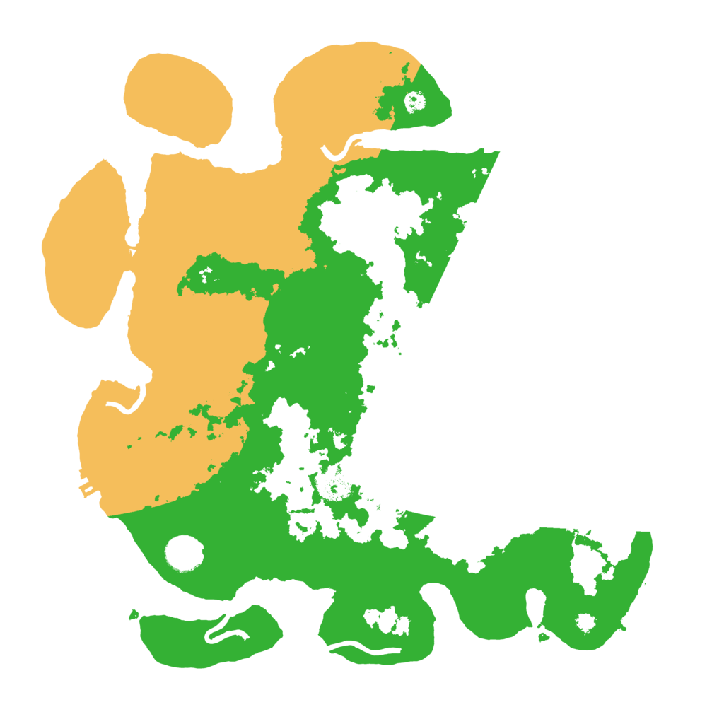 Biome Rust Map: Procedural Map, Size: 3500, Seed: 79482715