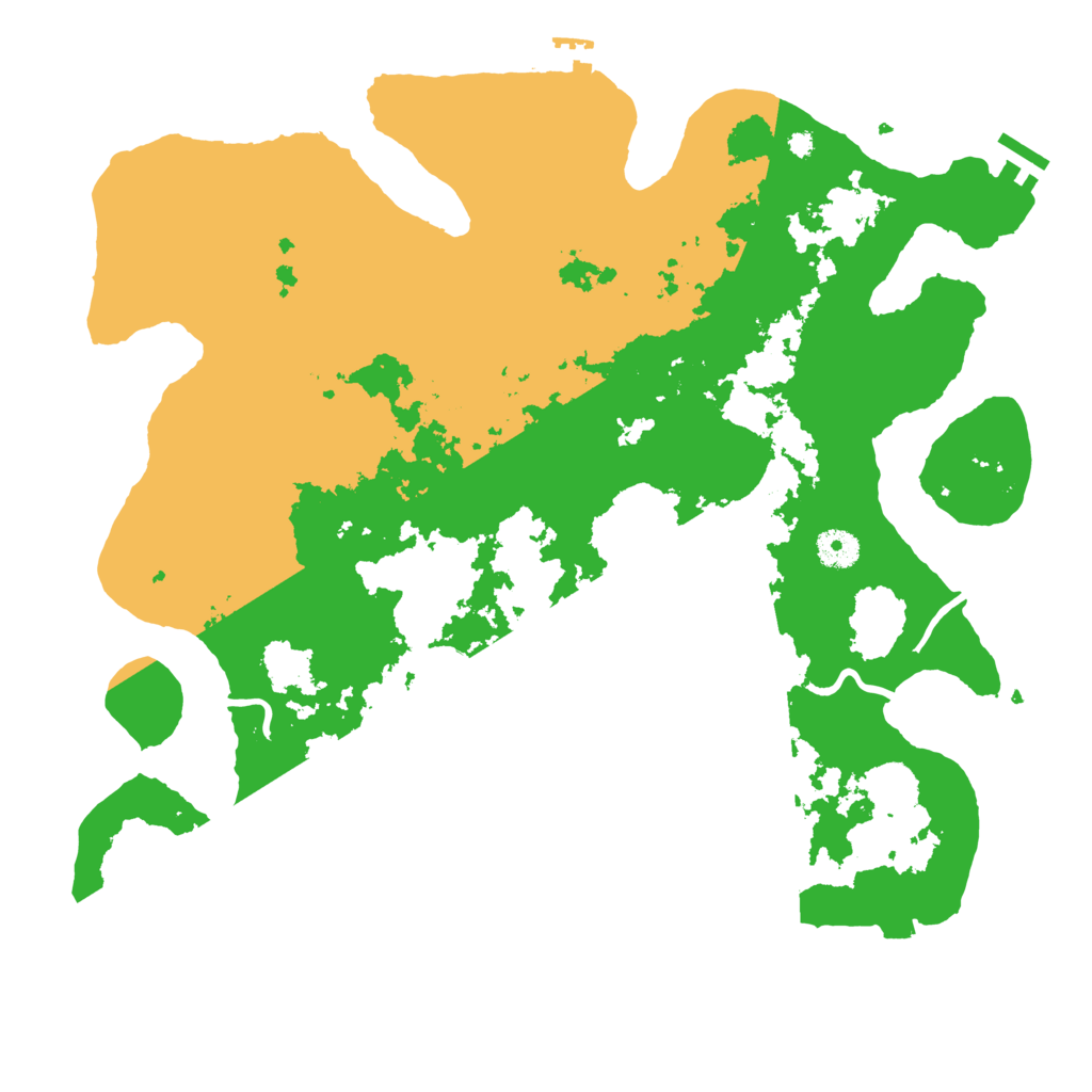 Biome Rust Map: Procedural Map, Size: 4000, Seed: 22215