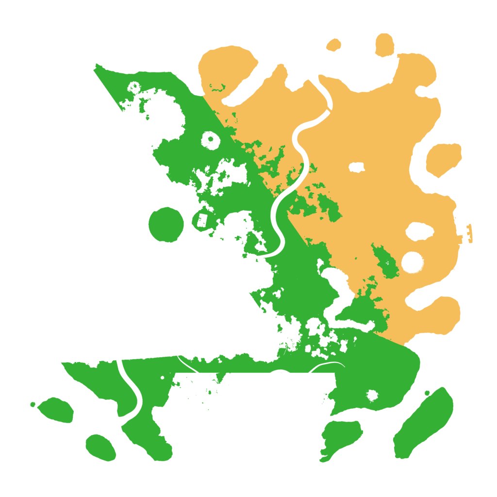 Biome Rust Map: Procedural Map, Size: 4000, Seed: 52403