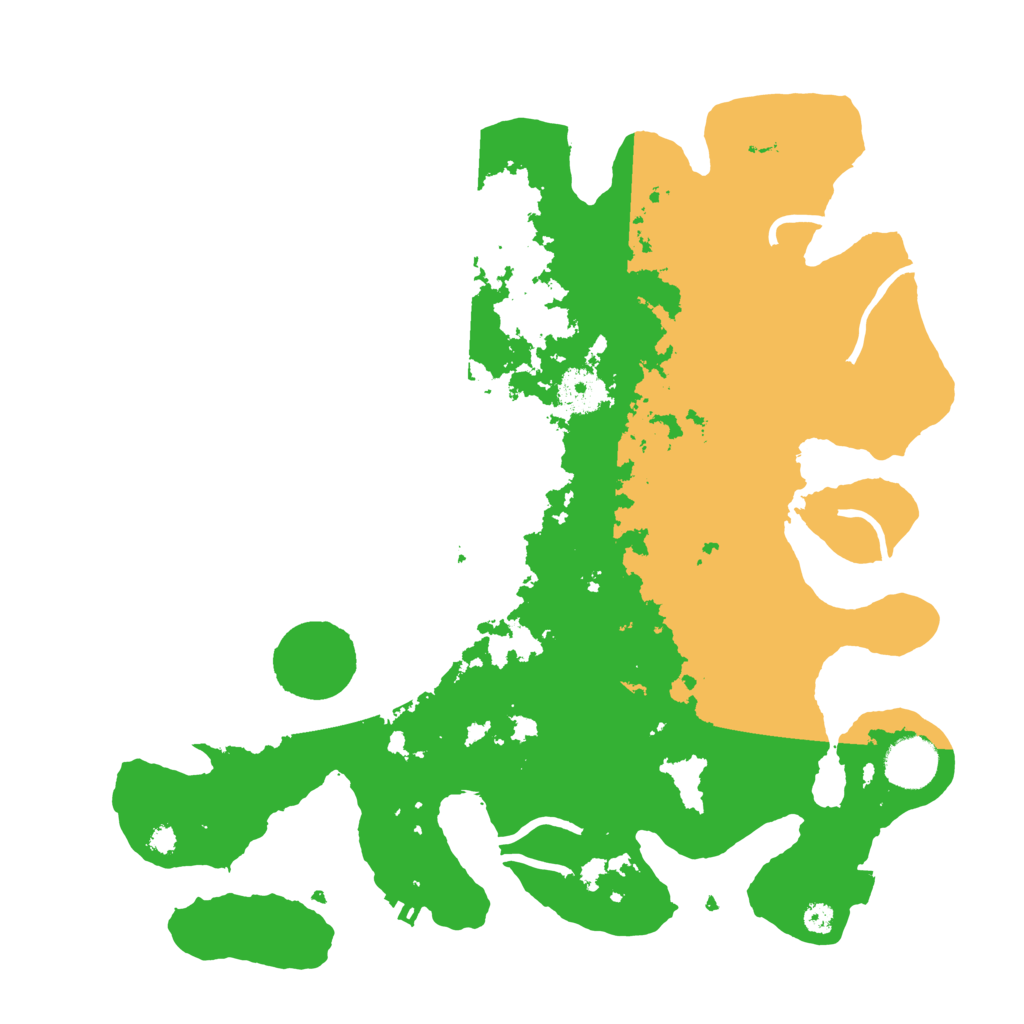 Biome Rust Map: Procedural Map, Size: 3500, Seed: 1931037354