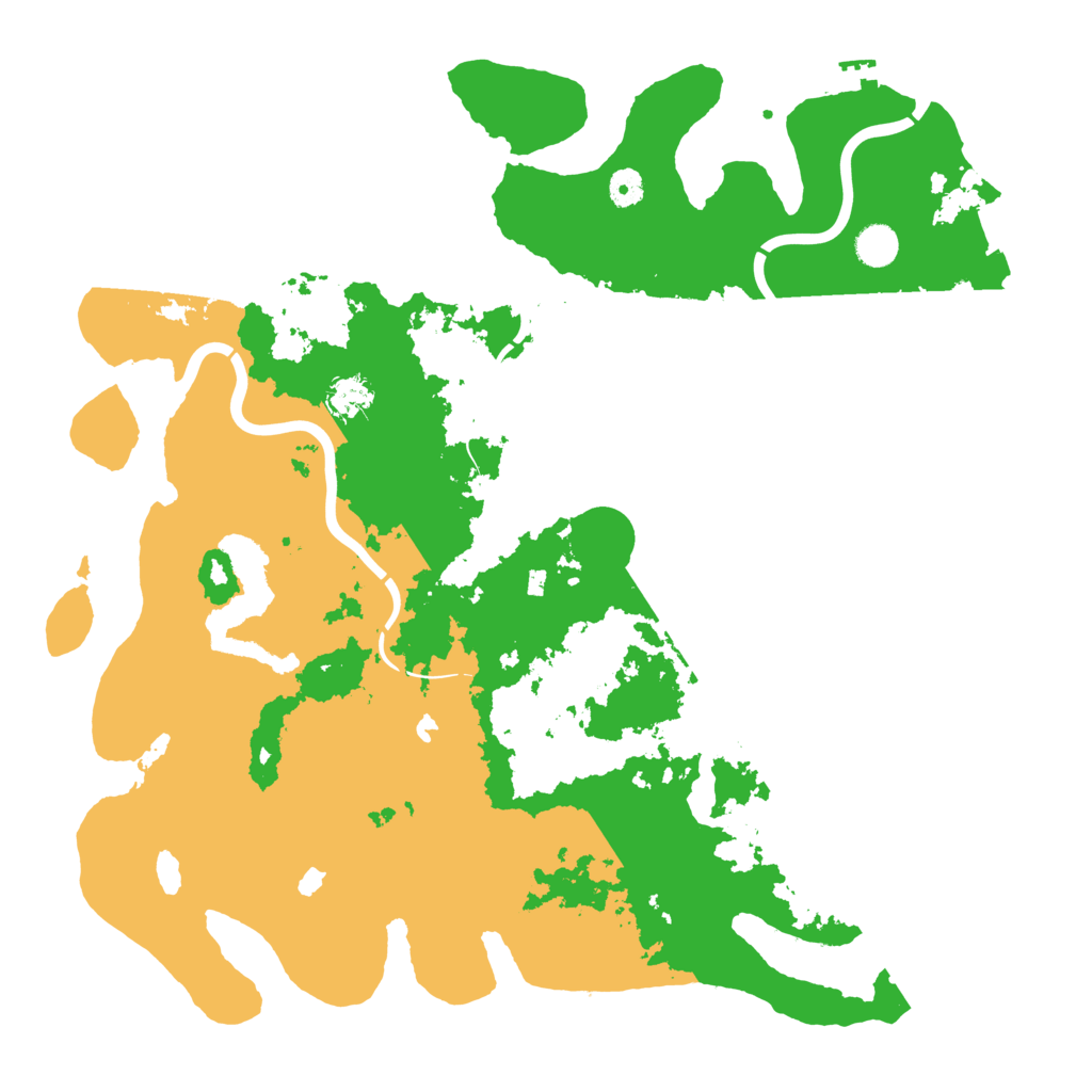 Biome Rust Map: Procedural Map, Size: 4500, Seed: 12332